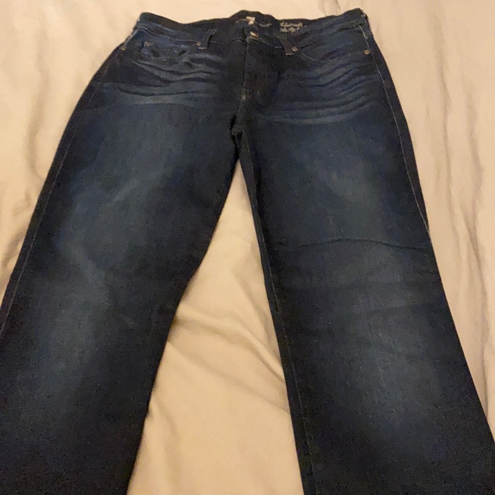 This is a pair of “7 for all mankind” jeans